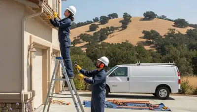 Oakland, CA plumber repairing a residential plumbing issue for reliable local service