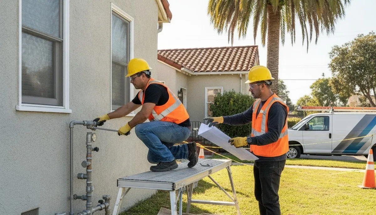 Plumber providing repair services in Oakland, CA for plumbing leaks and clogged drains