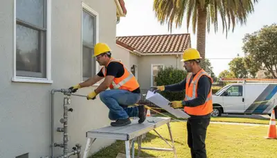 Plumber providing repair services in Oakland, CA for plumbing leaks and clogged drains