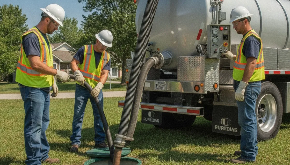 Oakland, CA plumber providing septic pumping service for local homes
